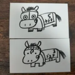 めい プロフ見てください！様専用 ブエナビスタとハルウララ