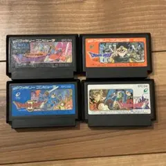 ファミコンソフト　ドラゴンクエスト4本セット　まとめ売り