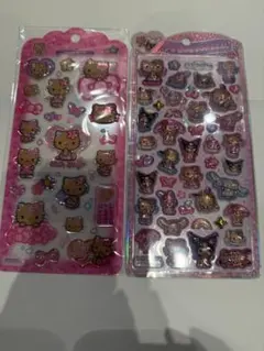 正規品！サンリオ日焼けうるちゅるポップシール、日焼けキティちゃんドロップシール