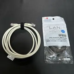 LANケーブル Cat.5e 2m / Cat.6 1m セット
