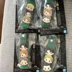 進撃の巨人 一番くじ I賞 ぽこっとチャーム リヴァイ班 エルヴィン ハンジ