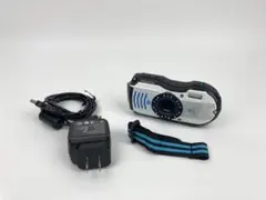 【極美品】PENTAX WG-3 ホワイトブルー 防水デジカメ
