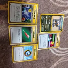 旧裏ポケモンカード　トレーナーカード　デルビルセット