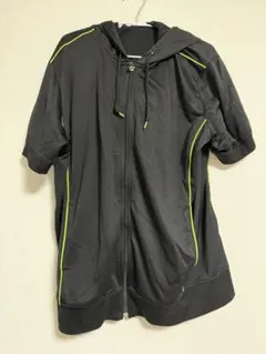 ブラックフード付きパーカー X LARGE