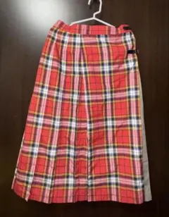 MACKINTOSH PHILOSOPHY プリーツスカート 36 赤チェック