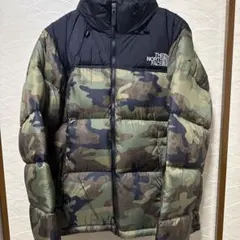 【美品】THE NORTH FACE ノースフェイスヌプシダウンジャケット 迷彩