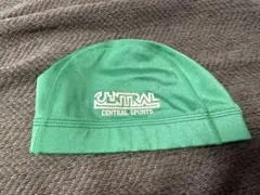 セントラルスポーツ 水泳帽 緑色 M