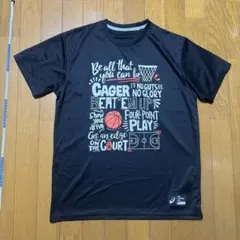 ASICS バスケットボール Tシャツ 黒