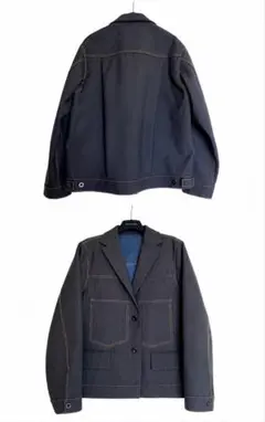 sacai chalk stripe bonding jacketのサムネイル