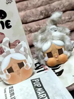 【正規品】POPMART クライベイビー Cutie ねこ　vanilla 白