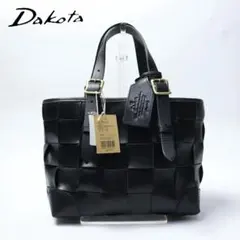 未使用　美品　Dakota ダコタ　編み込み　本革レザー　ハンドバッグ　モーリー