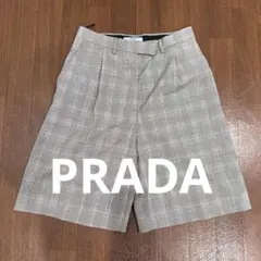 PRADA グレンチェック ショートパンツ　プラダのサムネイル