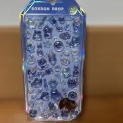 【正規品】ボンボンドロップシール　よるねこボンボン　シャーベット　紫