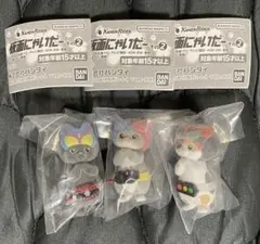 仮面にゃいだー その2 3種セット ガウ、ビルド、オーズ