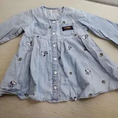 Wrangler スヌーピー デニムワンピース 80cmのサムネイル