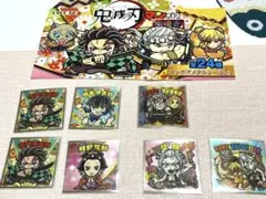 鬼滅の刃マンチョコ遊郭編　シール　7枚