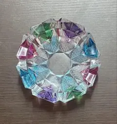こ*う様 昭和レトロ 曽我ガラス カラフル クリスター灰皿 日本製 ヴィンテージ