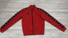 adidas ジップアップジャケット レッド