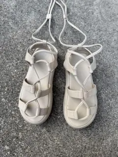 AMAIL Platform laceup sandal レースアップサンダルのサムネイル