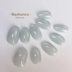 074 水色 マグネットネイルチップ うるマグ ワンカラー シンプル 夏 春