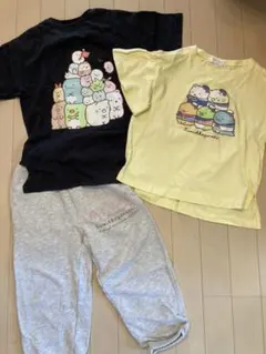 値下げ⭐︎すみっコぐらし　洋服3点セット⭐︎120.130