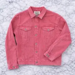 Levi's Premium ピンク デニムジャケット Gジャン リーバイス S - メルカリ