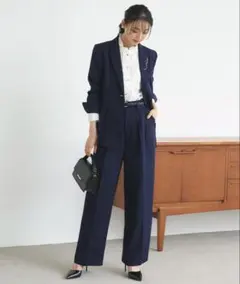 【本日午前削除】ルイルエブティック スーツ セットアップ ネイビー S