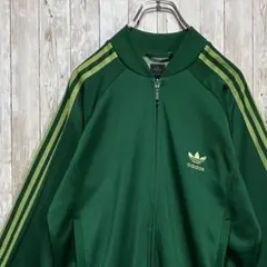 464【美品】adidas ATP復刻　トラックジャケット　グリーン　刺繍ロゴL