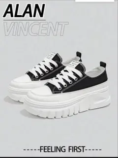 SHEIN Alan Vincent ローカット 厚底 スニーカーのサムネイル