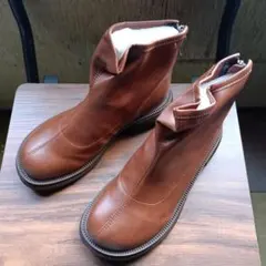 新品 23cm レディース ブーツ ブラウン 厚底 シューズ 普段着