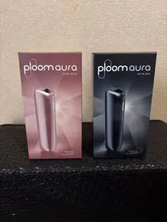 【新品未開封】プルームオーラploom aura ブラック&ローズ2個セット