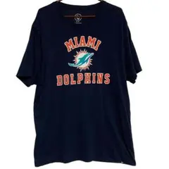 '47 NFL マイアミ ドルフィンズ Tシャツ 紺 クラックロゴのサムネイル
