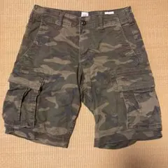 GAPハーフパンツ迷彩カーキ