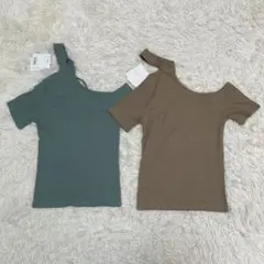 J*i様 新品2セット　Regalect リガレクト　ワンショルダートップス　半のサムネイル