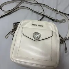 2026年最新】MIU MIU カラー：ホワイト系 レディース ショルダーバッグ