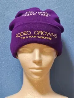 RODEO CROWNS ニット帽 パープルのサムネイル
