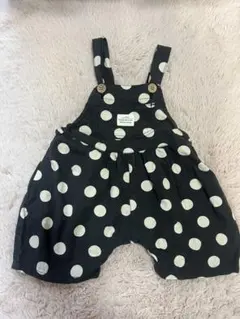 サロペット オーバーオール 水玉 ドット柄 90 futafuta