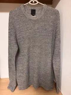 H&M グレー リブ編み ニットセーター