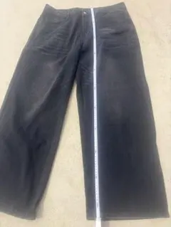 ブラック バギーデニム