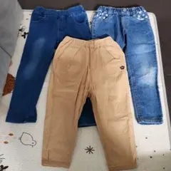 キッズ ロングパンツ ３点セット100と110のサムネイル