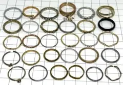 金属製リングセット 約30個　まとめ売り　ヴィンテージアンティークレトロ
