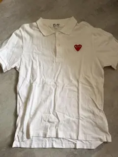 PLAY COMME des GARÇONS ポロシャツ ホワイト Mサイズのサムネイル