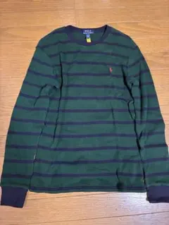 POLO RALPH LAUREN ワッフル長袖カットソー ボーダーのサムネイル