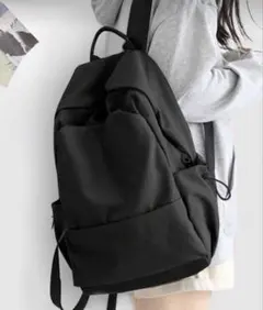 ブラックリュック 24L ワンサイズブラック