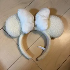 ディズニーストア ミッキー耳カチューシャ アイボリー