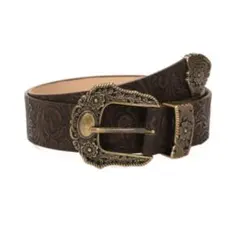 ウエスタンベルト ベルト 濃茶 ダークブラウン アメカジ Y2K アンティーク