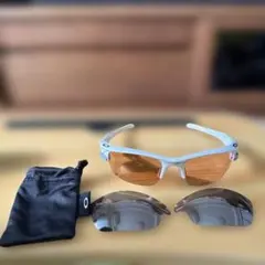 ゴルフ用 OAKLEY／FAST JACKET 替えレンズ付き