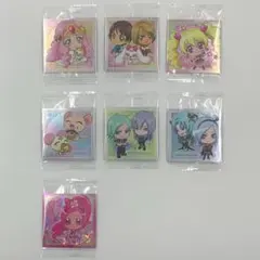 No8～10、15～18プリキュアオールスターズシールウエハース2のシール7枚