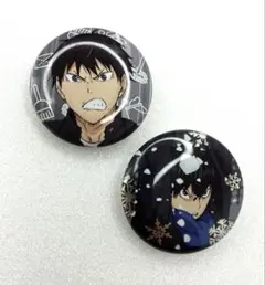 ハイキュー!! ミニ缶バッジ　雪合戦　影山飛雄