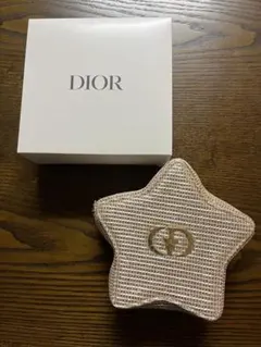 Dior 星型メッシュポーチ ベージュ　ノベルティ　ホリデー